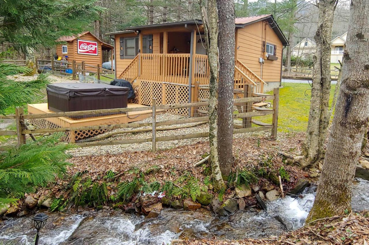 Hidden Creekside Cottage with Hot Tub&Grill! Maggie Valley Buitenkant foto